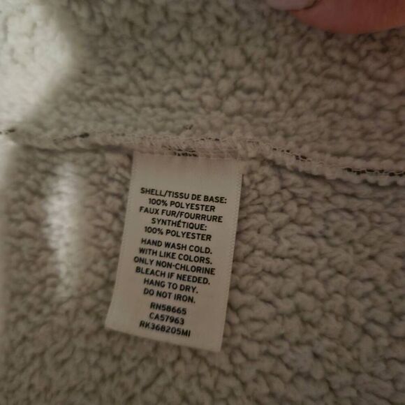 Sustina Fleece Wrap Vest Size Medium in Brown - Picture 4 of 6